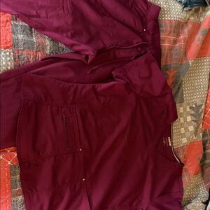 Scrubstar Women's Maroon Medical Scrub Top and Pants